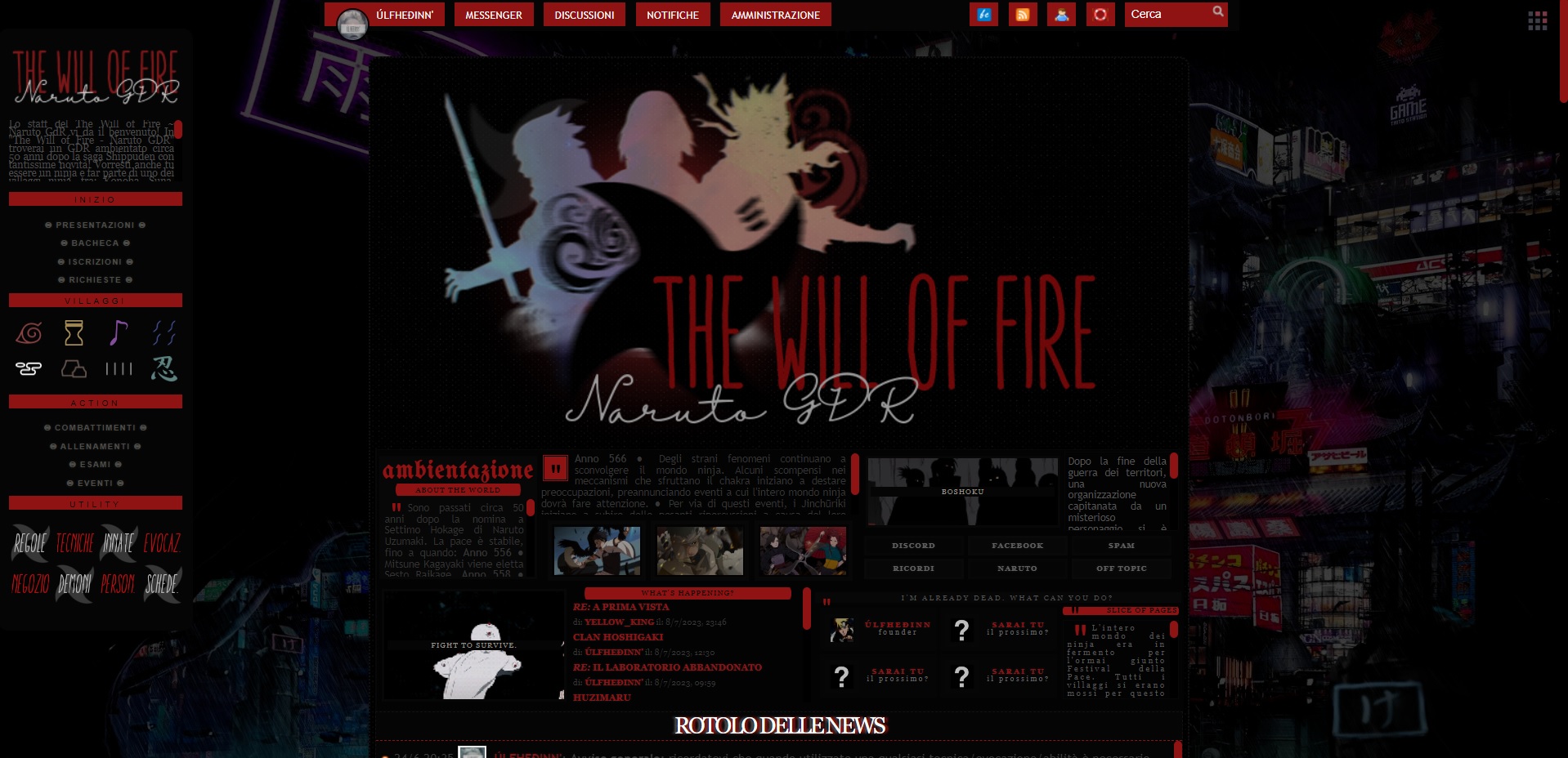 The Will of Fire - Naruto GDR